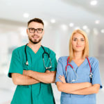 RN working with LPN