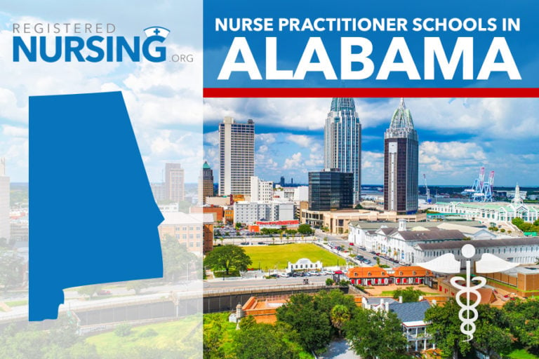 Picture created to represent nurse practitioner schools in Alabama.