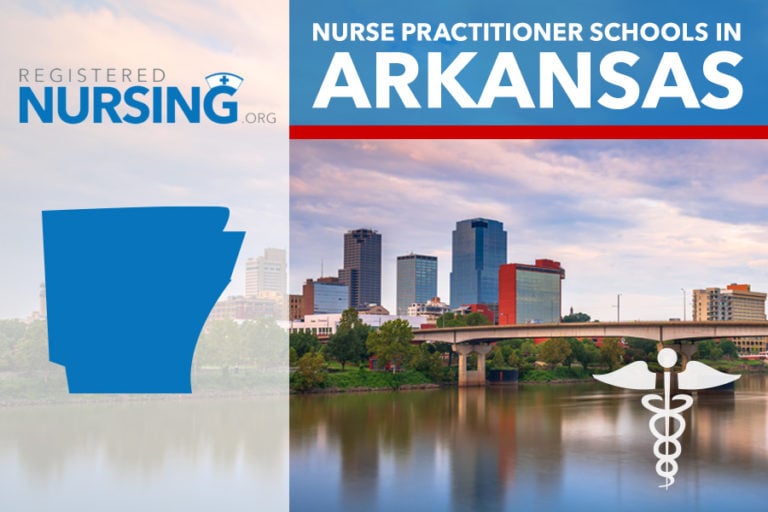 Picture created to represent nurse practitioner schools in Arkansas.