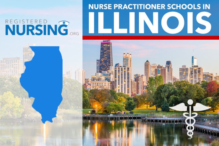 Picture created to represent nurse practitioner schools in Illinois.