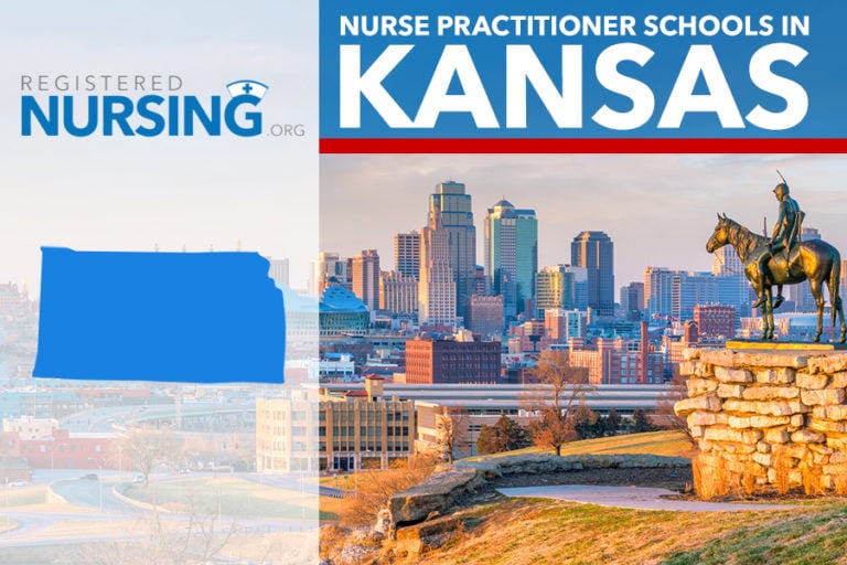 Picture created to represent nurse practitioner schools in Kansas.