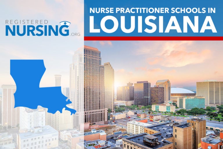 Picture created to represent nurse practitioner schools in Louisiana.