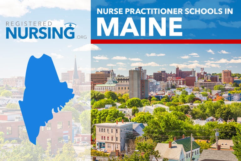 Picture created to represent nurse practitioner schools in Maine.