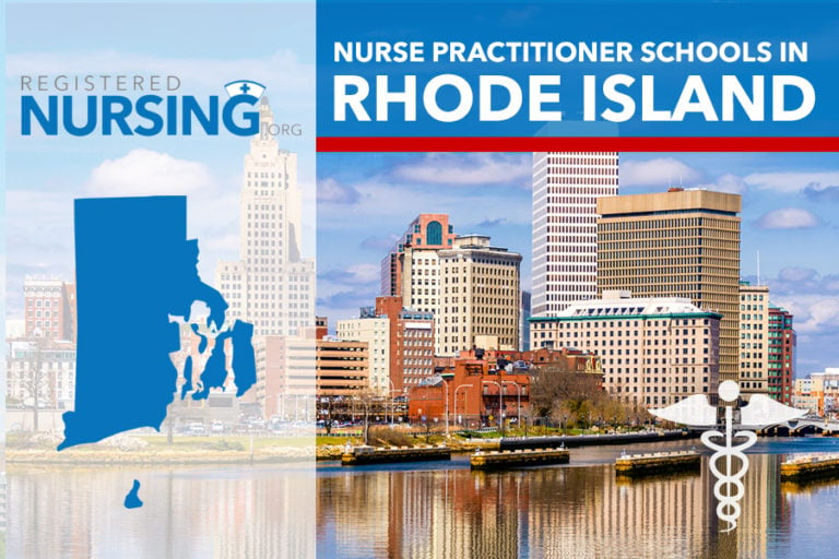 Picture created to represent nurse practitioner schools in Rhode Island.