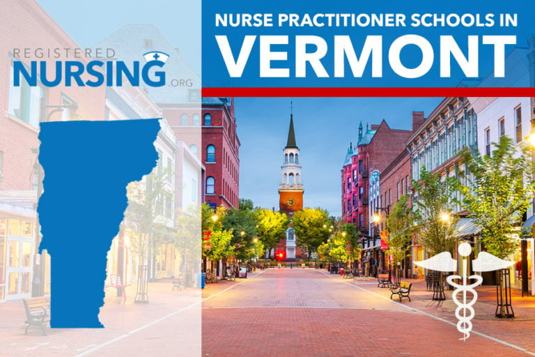 Picture created to represent nurse practitioner schools in Vermont.