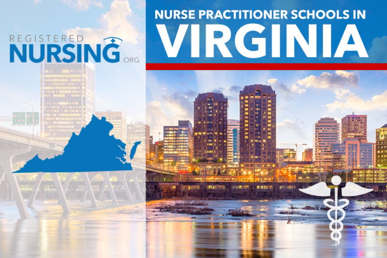 Picture created to represent nurse practitioner schools in Virginia.