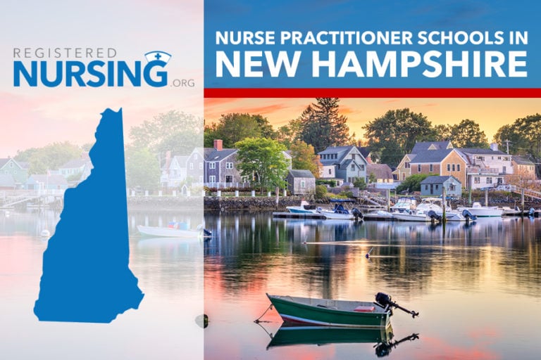 Picture created to represent nurse practitioner schools in New Hampshire.