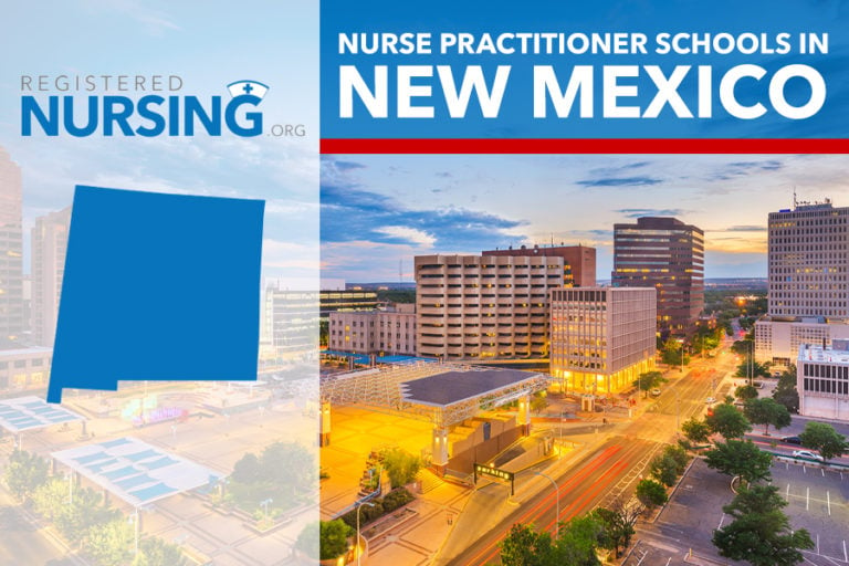 Picture created to represent nurse practitioner schools in New Mexico.