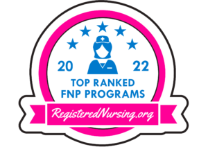 2022 Top Ranked FNP Programs Badge