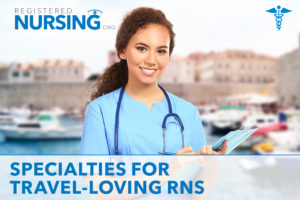 Travel nurse on location