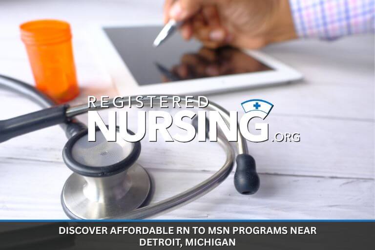 Explore Affordable RN to MSN Programs Near Detroit, Michigan