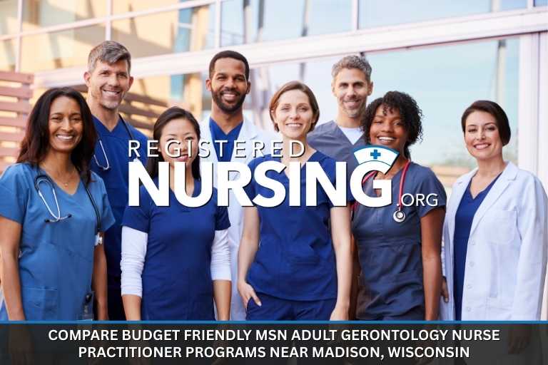 Compare Budget Friendly MSN Adult Gerontology Nurse Practitioner Programs Near Madison, Wisconsin