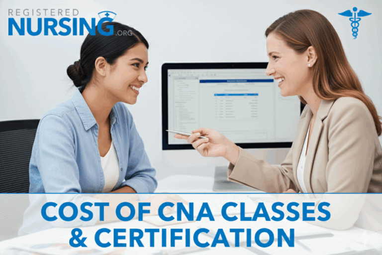 Cost of CNA Classes & Certification