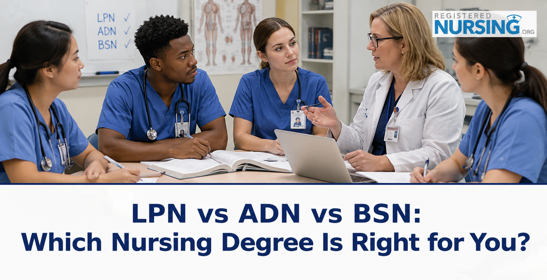 LPN vs ADN vs BSN: Which Nursing Degree Is Right for You?