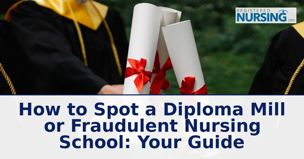 How to Spot a Diploma Mill Nursing School (2026 Guide)