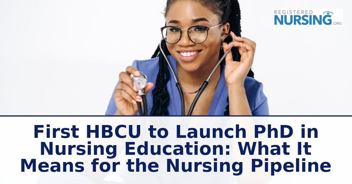 Bowie State’s First HBCU PhD in Nursing Education: 2026 Guide