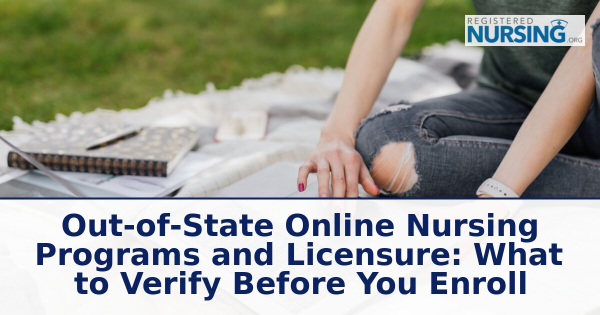 Out-of-State Online Nursing Programs: Licensure Checklist