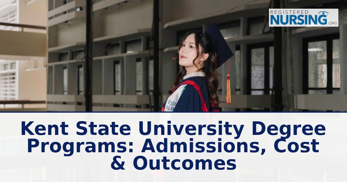 Kent State University DNP: Admissions, Cost & Outcomes