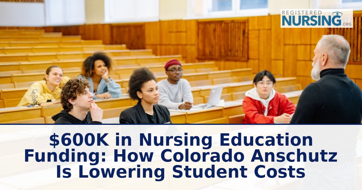 Nurse Faculty Loan Program: CU Anschutz Funding Explained