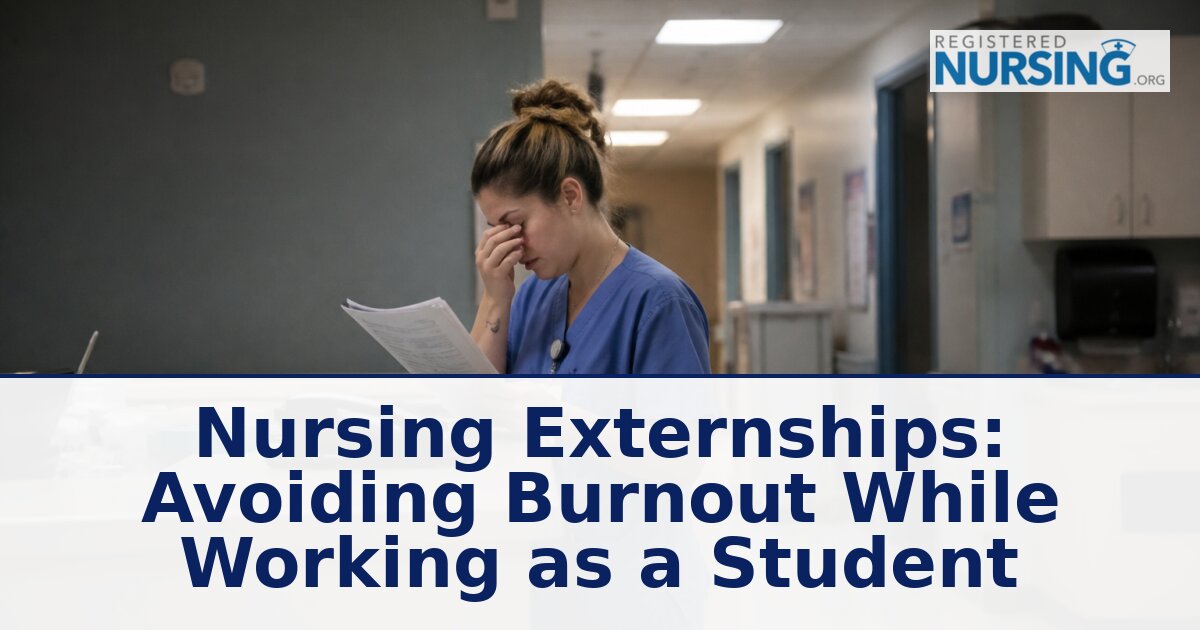 Avoiding Nursing Externship Burnout: A Student Guide
