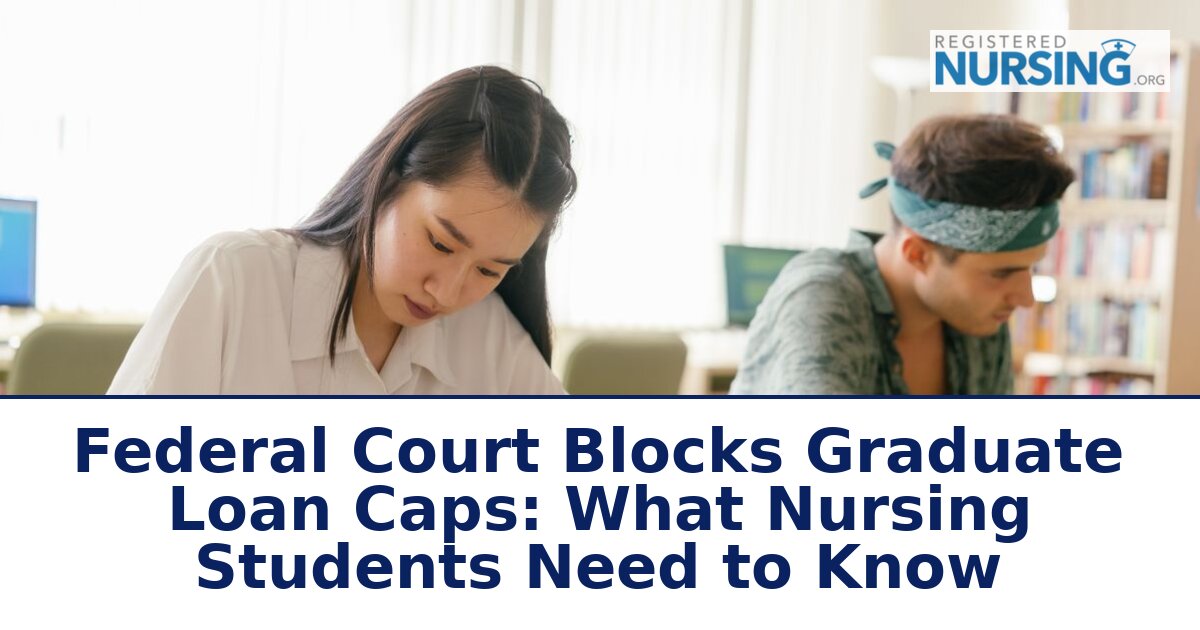 Graduate Loan Caps Blocked: Impact on Nursing Students