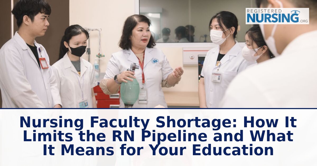Nursing Faculty Shortage: Impact on the RN Pipeline (2026)