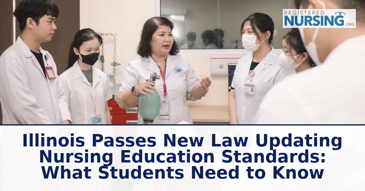 Illinois Nursing Education Standards 2026: HB1807 Explained