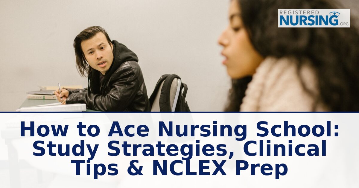 How to Ace Nursing School: Study, Clinical & NCLEX Tips