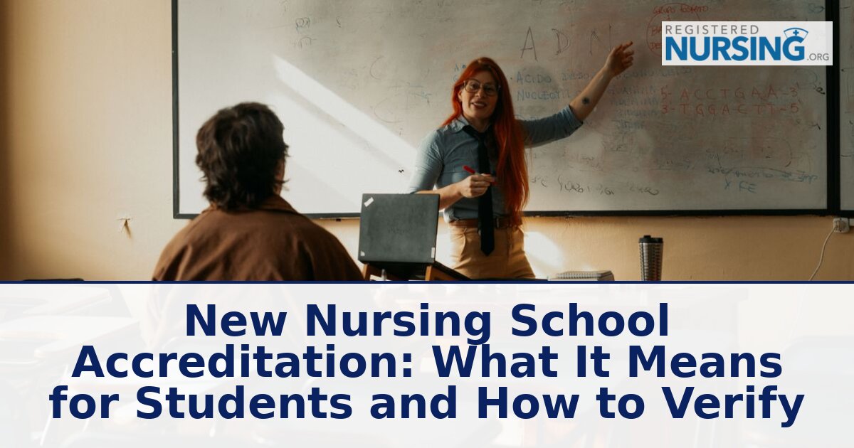 Nursing School Accreditation: How to Verify It (2026)