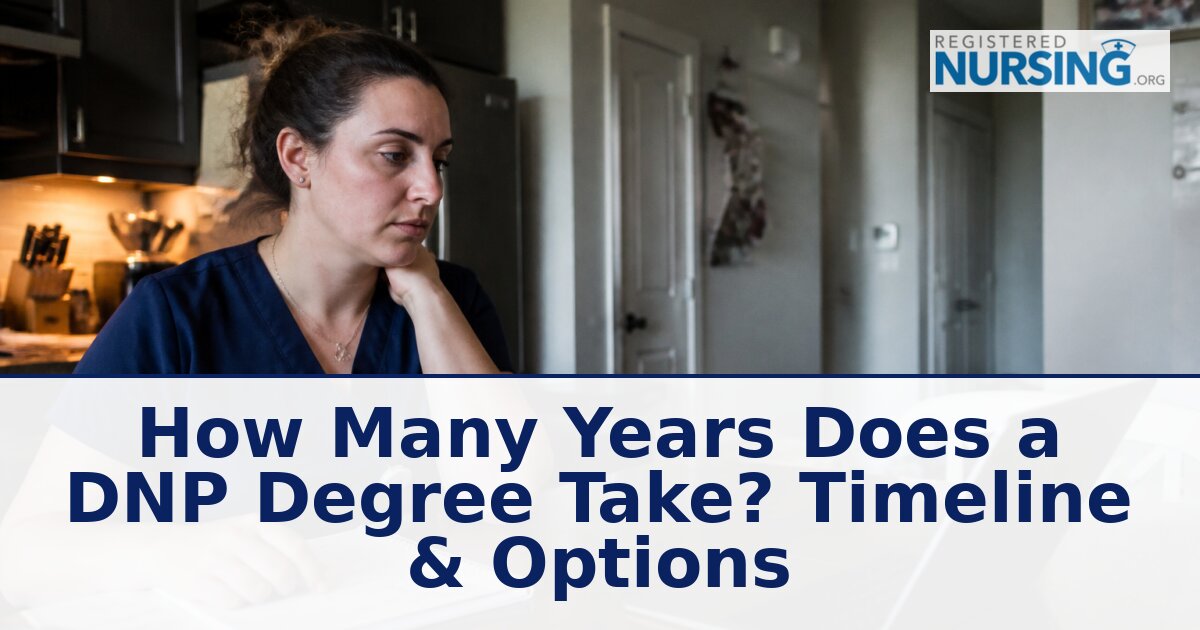 How Many Years Does a DNP Take? BSN, MSN & Part-Time