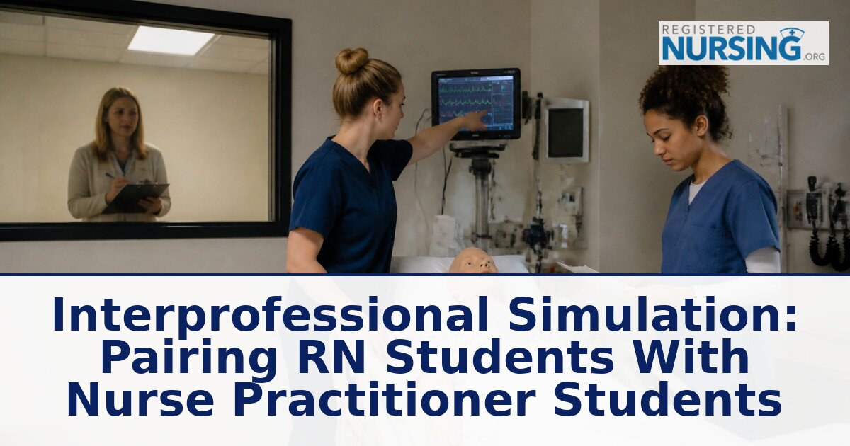 Interprofessional Simulation: Pairing RN & NP Students