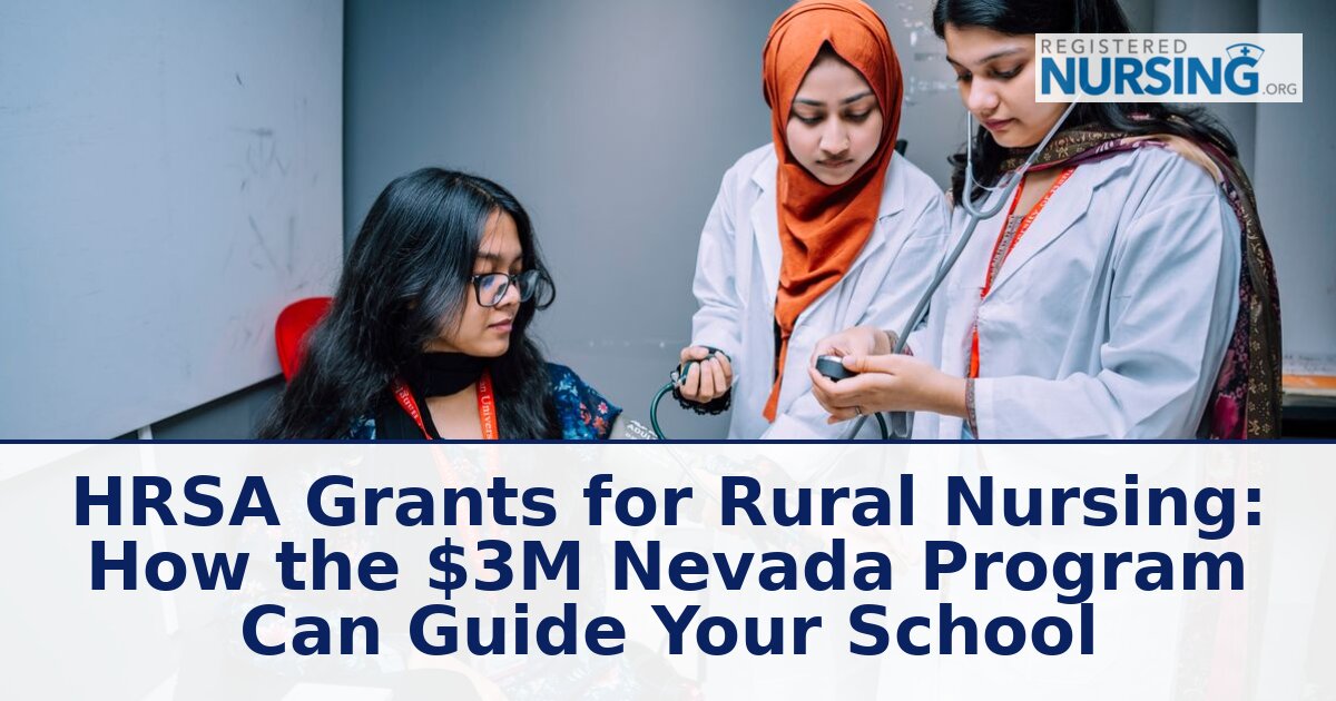 HRSA Rural Nursing Grants: Nevada Model for Nursing Schools