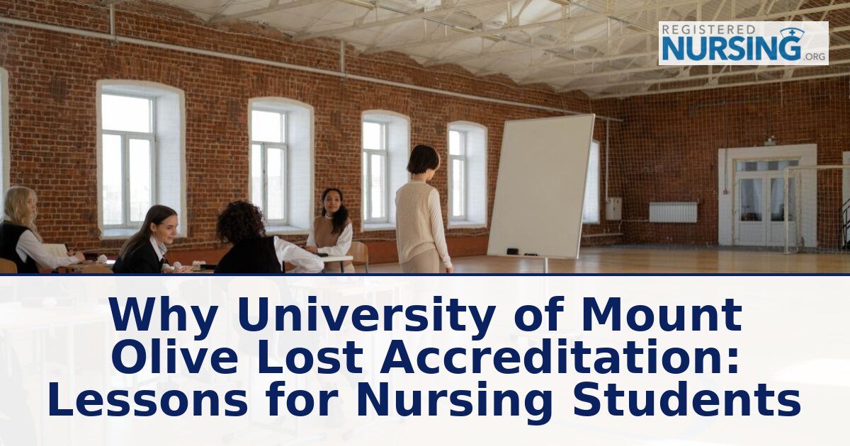 Why UMO Lost Nursing Accreditation: What Students Should Know