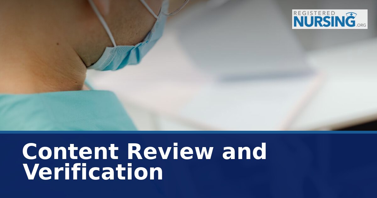 Review and Verification | RegisteredNursing.org